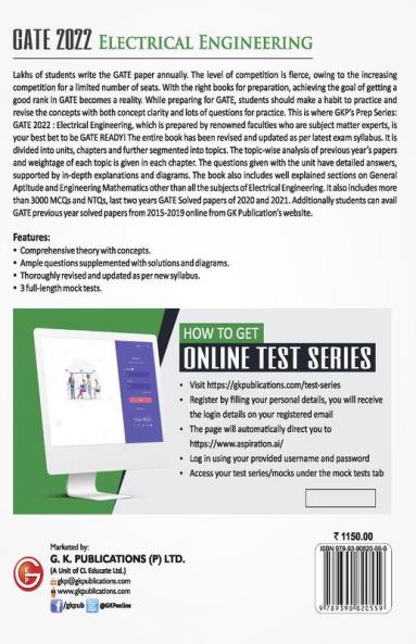 GATE 2022 : Electrical Engineering - Guide
