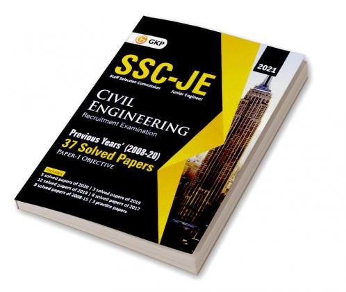Ssc 2021 Junior Engineers Paper I Civil Engineering 37 Previous Years Solved Papers (2008-20)