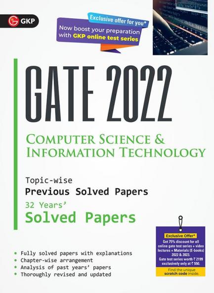 GATE 2022 Computer Science and Information Technology - 32 Years Topic wise Previous Solved Papers