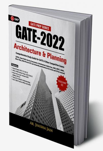 GATE 2022 Architecture & Planning Vol 1 - Guide by Ar. Jinisha Jain