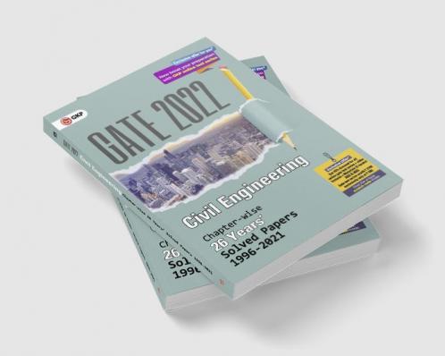 GATE 2022 Civil Engineering - 26 Years Chapter-wise Solved Papers (1996-2021)