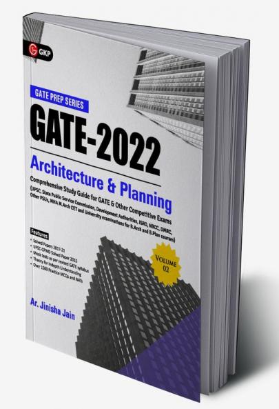 GATE 2022 Architecture & Planning Vol 2 - Guide by Ar. Jinisha Jain