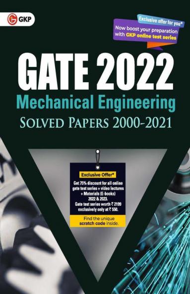 GATE 2022 Mechanical Engineering - Solved Papers (2000-2021)