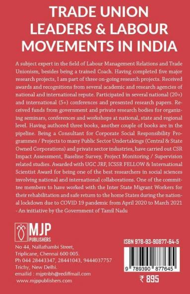 Trade Union leaders and labour movements in india