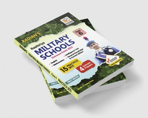 Rashtriya Military School (RMS-CET) Class 6 Practice Set Preparation Book for Entrance Exam 2023 (English Medium)