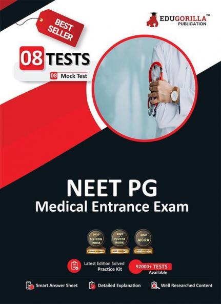 NEET PG Entrance Exam Preparation Book 2025 - 10 Full Length Mock Tests and 2 Previous Year Papers (2400 Solved Objective Questions) with Free Access to Online Tests