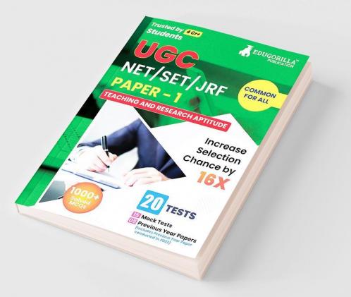 NTA UGC NET Paper 1 Book 2023 (English Edition) : Teaching and Research Aptitude Logical/Mathematical Reasoning - 15 Mock Tests and 6 Previous Year Papers (1000 Solved MCQs) with Free Access to Online Tests