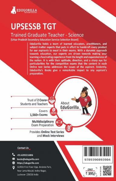 UP TGT Science Book 2023 (English Edition) - 10 Full Length Mock Tests and 2 Previous Year Papers (1500 Solved Questions) UPSESSB with Free Access to Online Tests