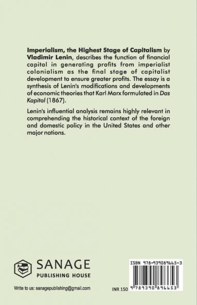 Imperialism the Highest Stage of Capitalism