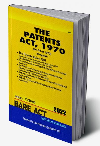 THE PATENTS ACT 1970