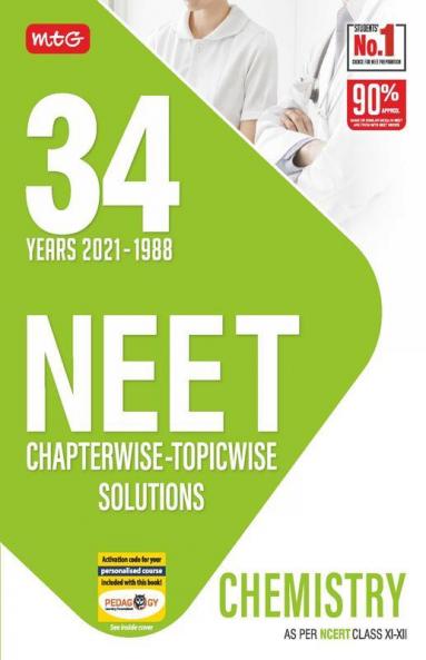 34 Years NEET Chapterwise Topicwise Solutions Chemistry