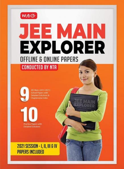 MTG JEE Main Explorer 2022 - Best IIT JEE Main Preparation Book Practice Papers  Solved Papers with Detailed Solutions & Chapterwise index