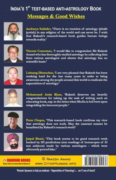 Astrology Tested Fake (India's 1st Test-Based Anti-Astrology Book)