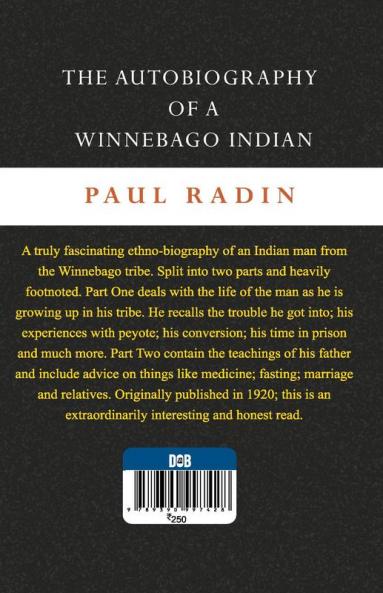 Autobiography of a Winnebago Indian