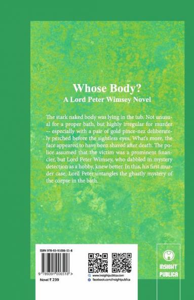 Whose Body? A Lord Peter Wimsey Novel