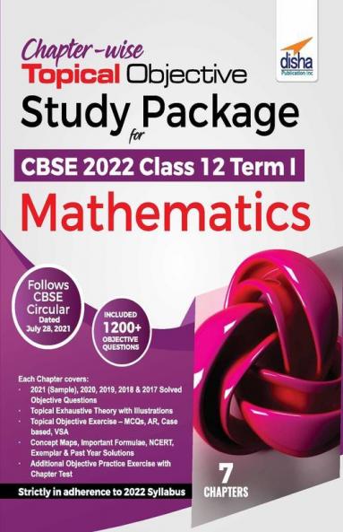 Chapter-wise Topical Objective Study Package for CBSE 2022 Class 12 Term I Mathematics