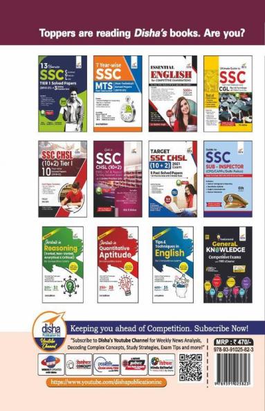 29 SSC CGL Solved Papers (2010 - 21) for Combined Graduate Level Tier I Exam 5th Edition