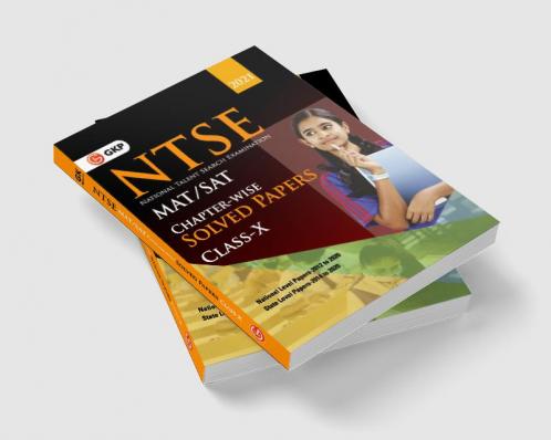 NTSE 2020-21 Class 10th (MAT & SAT) - Chapter wise Solved Papers (National Level 2012 to 2020 & State Level 2014 to 2020)