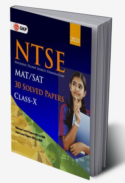 NTSE 2020-21 Class 10th (MAT & SAT) - 30 Solved Papers