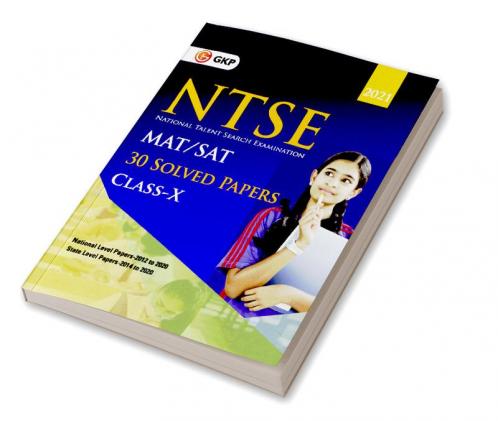 NTSE 2020-21 Class 10th (MAT & SAT) - 30 Solved Papers