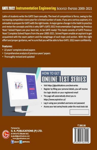 GATE 2022 - Instrumentation Engineering - Solved Papers 2000-2021
