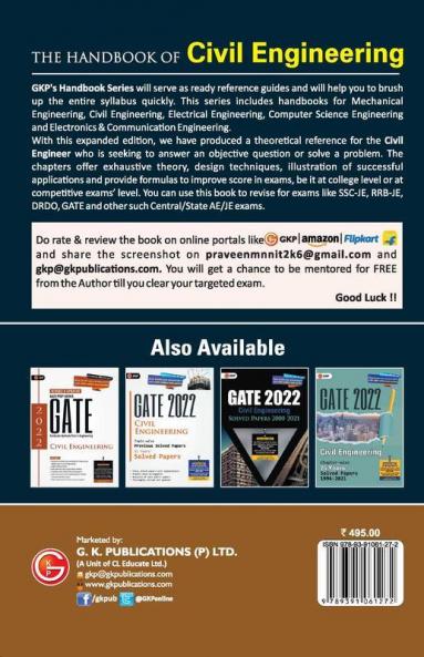 Hand Book of Civil Engineering By GKP.