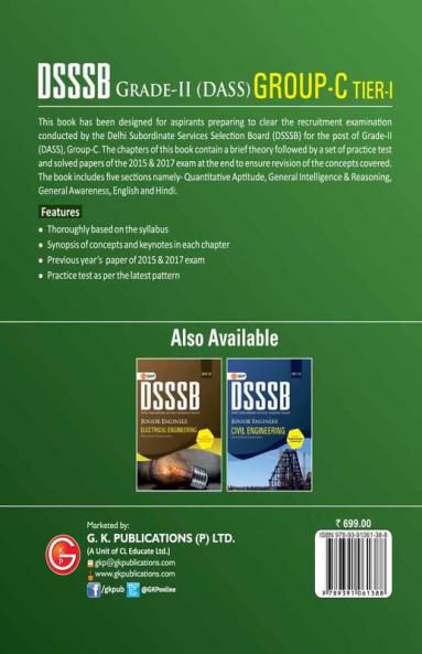 DSSSB 2021 : Grade II (DASS) Group C Tier I