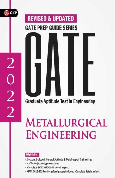 GATE 2022 Metallurgical Engineering - Guide