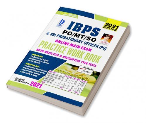 IBPS PO and SBI PO Main Exam Practice Work Book Both Objective and Descriptive Type Tests
