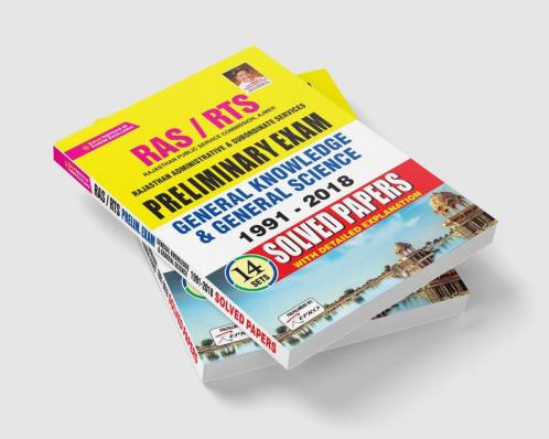 RAS/ RTS Preliminary Exam General Knowledge and General Science 1991 2018 Solved Paper With Detailed Explanation (14 SETS)