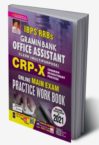 IBPS RRBs Gramin Bank Office Assistant CRP X Online Main Exam Practice Work Book Including Solved Paper of 2021
