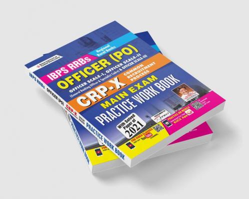 IBPS RRBs Officer (PO) Scale-I II and III CRP X Main Exam Practice Work Book with Solved Paper of 2021