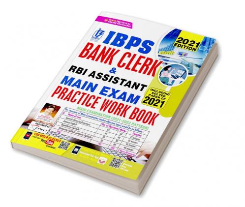 IBPS Bank Clerk & RBI Assistant Main Exam Practice Work Book Including Solved Papers of 2021