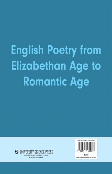 English Poetry from Elizabethan Age to Romantic Age