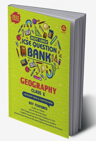 Most Likely Question Bank - Geography: ICSE Class 10 for 2022 Examination