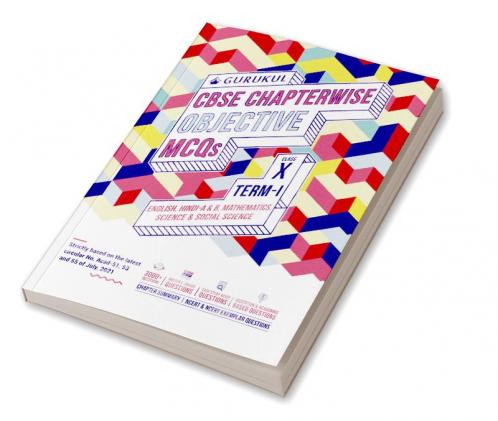 Chapterwise Objective MCQs Book for CBSE Class 10 Term I Exam