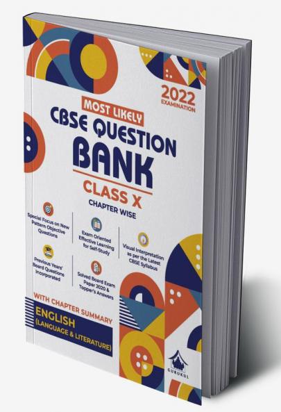Most Likely Question Bank - English Language & Literature: CBSE Class 10 for 2022 Examination