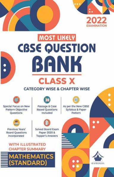 Most Likely Question Bank - Mathematics (Standard): CBSE Class 10 for 2022 Examination