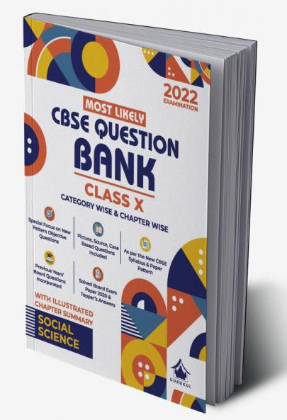 Most Likely Question Bank - Social Science: CBSE Class 10 for 2022 Examination