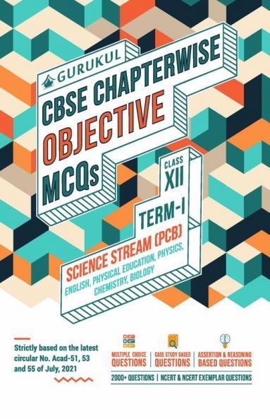 Chapterwise Objective MCQs Science (PCB) Book for CBSE Class 12 Term I Exam