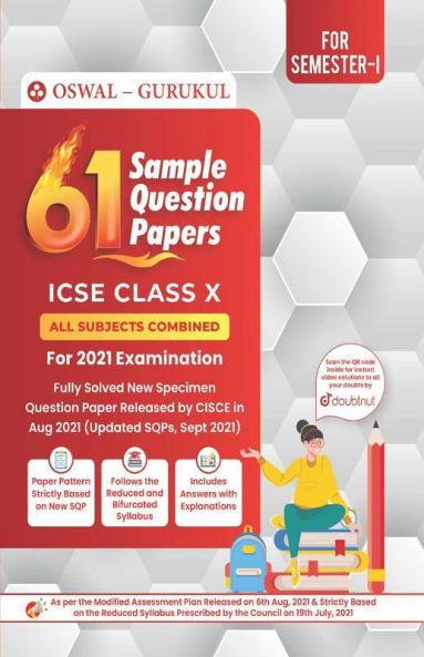 61 Sample Question Papers: ICSE Class 10 for 2022 Examination
