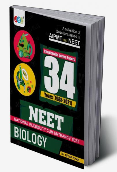 Biology NEET 34 Previous Years Solved Papers Book NTA 34 Previous Year NEET Questions and Solutions Best NEET 2022 Preparation Book Revised Edition Every NTA Neet 34 Years Biology Questions