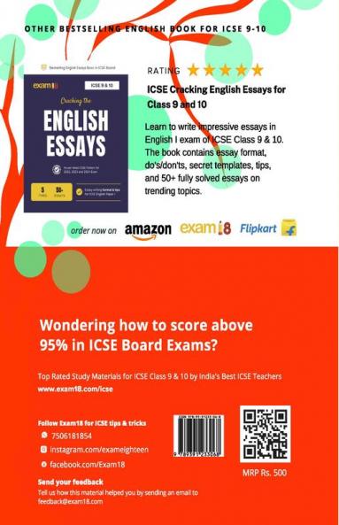 Exam18 ICSE English Treasure Trove Ultimate Guide to Poems for Class 9 & 10