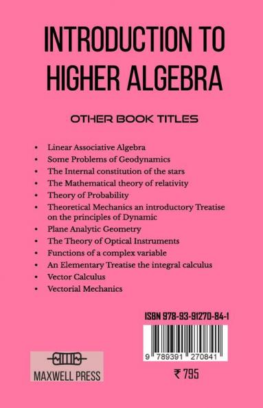 Introduction to Higher Algebra