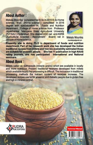 Multi Millet Based  Indian Traditional Food Recipes For Aneamic People