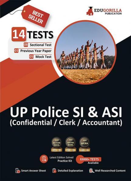 UP Police SI/ASI Book 2023 (English Edition) - 5 Full Length Mock Tests 8 Sectional Tests and 1 Previous Year Papers (1600 Solved Questions) with Free Access to Online Tests