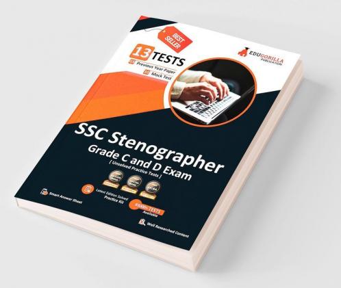 SSC Stenographer Grade C and D Exam 2023 (English Edition) - 10 Mock Tests and 3 Previous Year Papers (2600 Objective Questions Unsolved Practice Sets) with Free Access to Online Tests