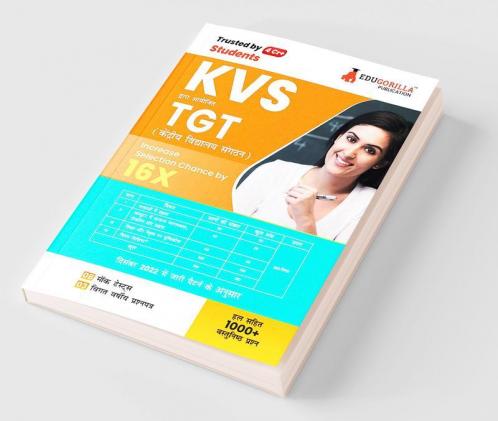 KVS TGT Book 2023 : Trained Graduate Teacher (Hindi Edition) - 8 Mock Tests and 3 Previous Year Papers (1000 Solved Questions) with Free Access to Online Tests