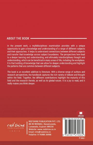 CREATION OF WIDER CONCEPTUAL FRAMEWORK AND CRITICAL INTERPRETATION: THE MULTIDISCIPLINARY PERSPECTIVES: AN EDITED BOOK