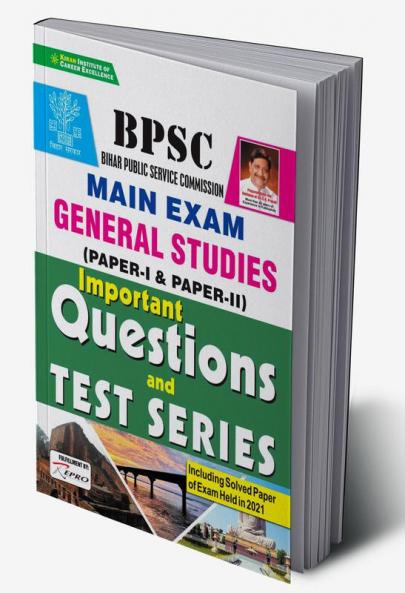 BPSC Main Exam General Studies Paper 1 and Paper 2 Important Questions and Test Series Repair-2021 old code -3258